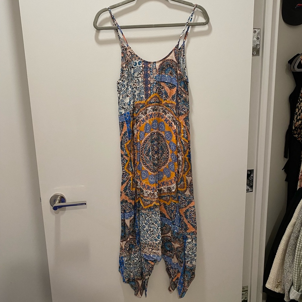 Printed Midi Sun Dress